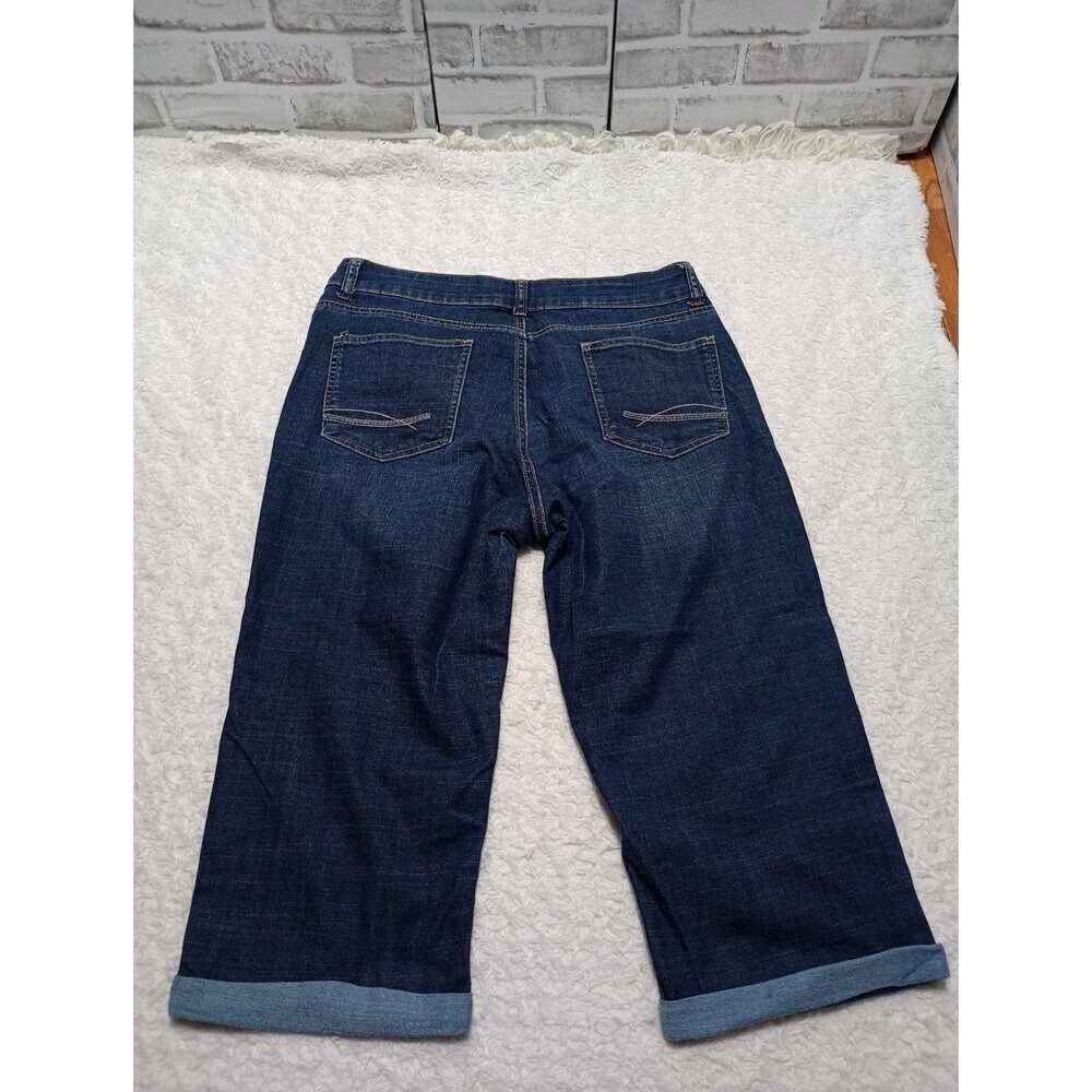 Wrangler Women's Blue Denim Stretch Capri Jeans Size 12M - Picture 3 of 9